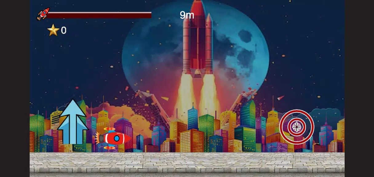Endless Rocket War スクリーンショット 1