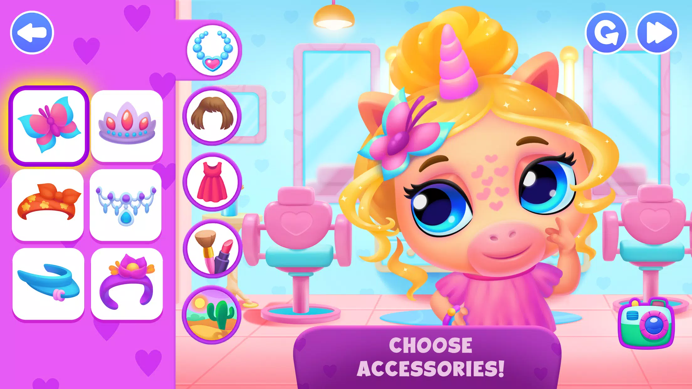 Unicorn Dress up games kids スクリーンショット 1