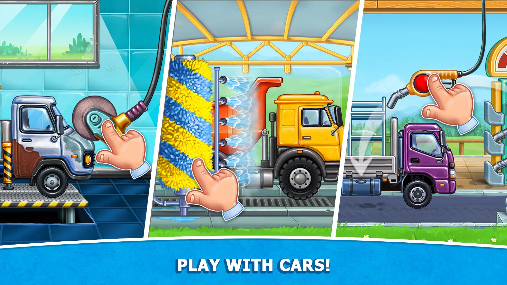 Kids Truck: City Builder Games Schermafbeelding 2