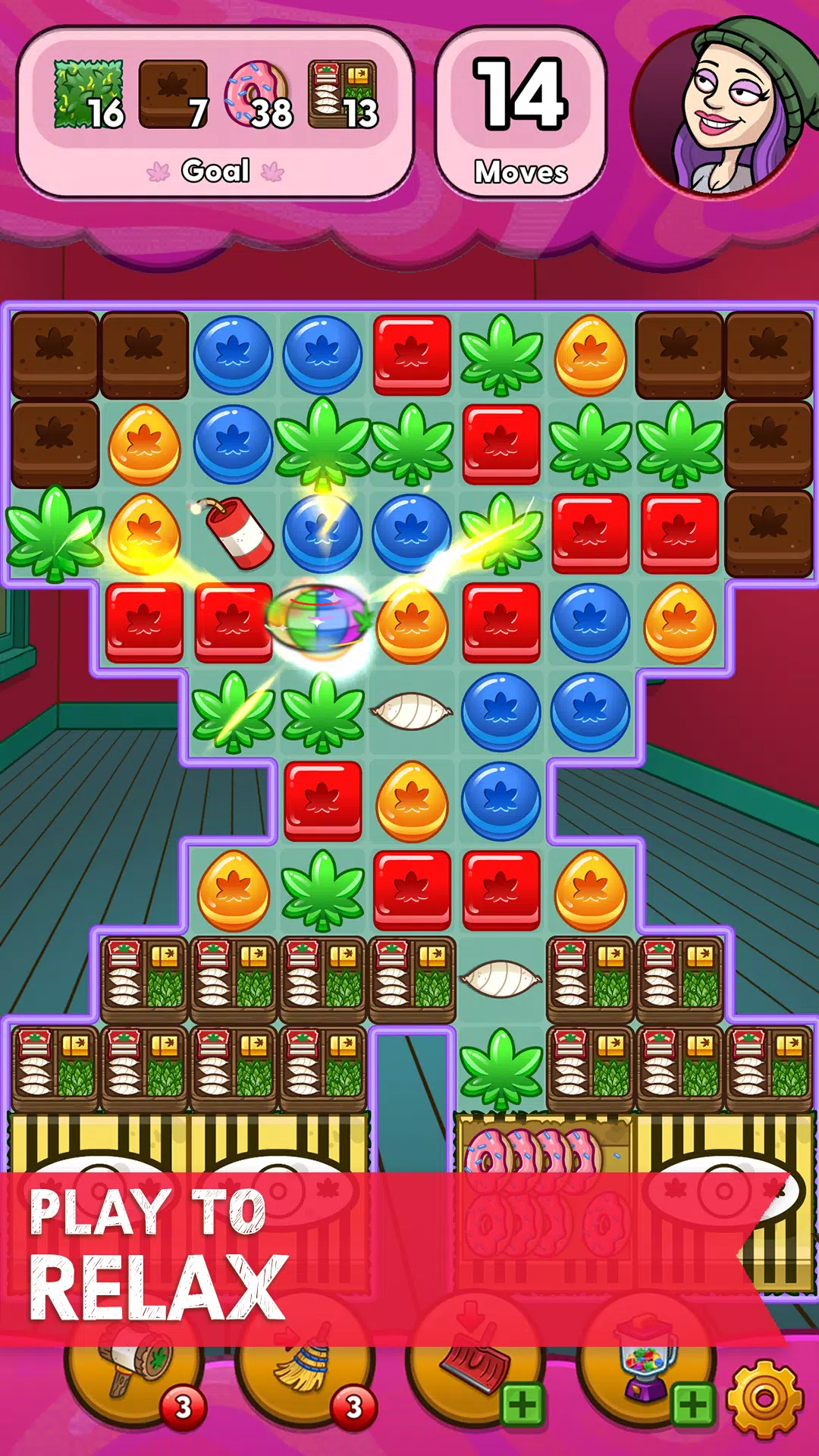 Bud Farm: Munchie Match Скриншот 2