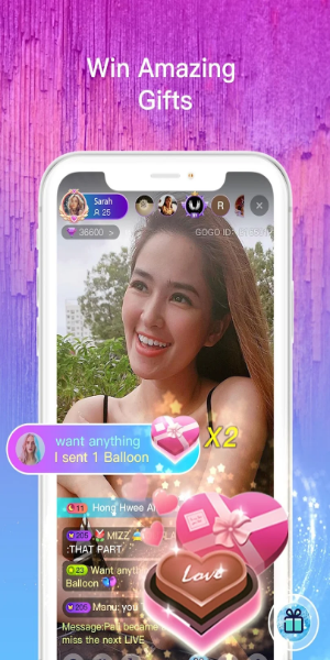 GOGO LIVE Streaming Video Chat Mod Tangkapan skrin 0