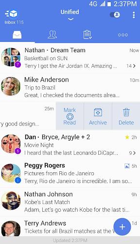 Type App mail - email app Schermafbeelding 2