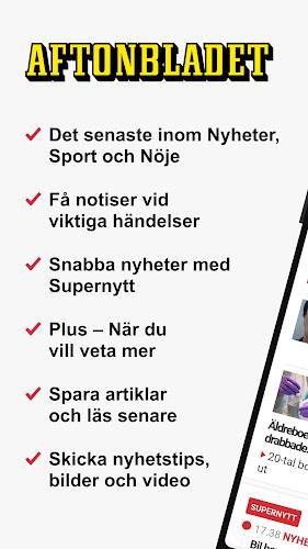 Aftonbladet Nyheter Captura de pantalla 0