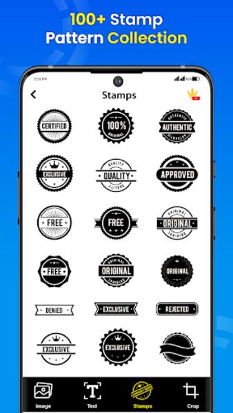 Stamp Maker – Image Watermark ภาพหน้าจอ 1