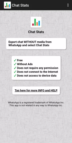 Chat Stats for WhatsApp Ảnh chụp màn hình 0