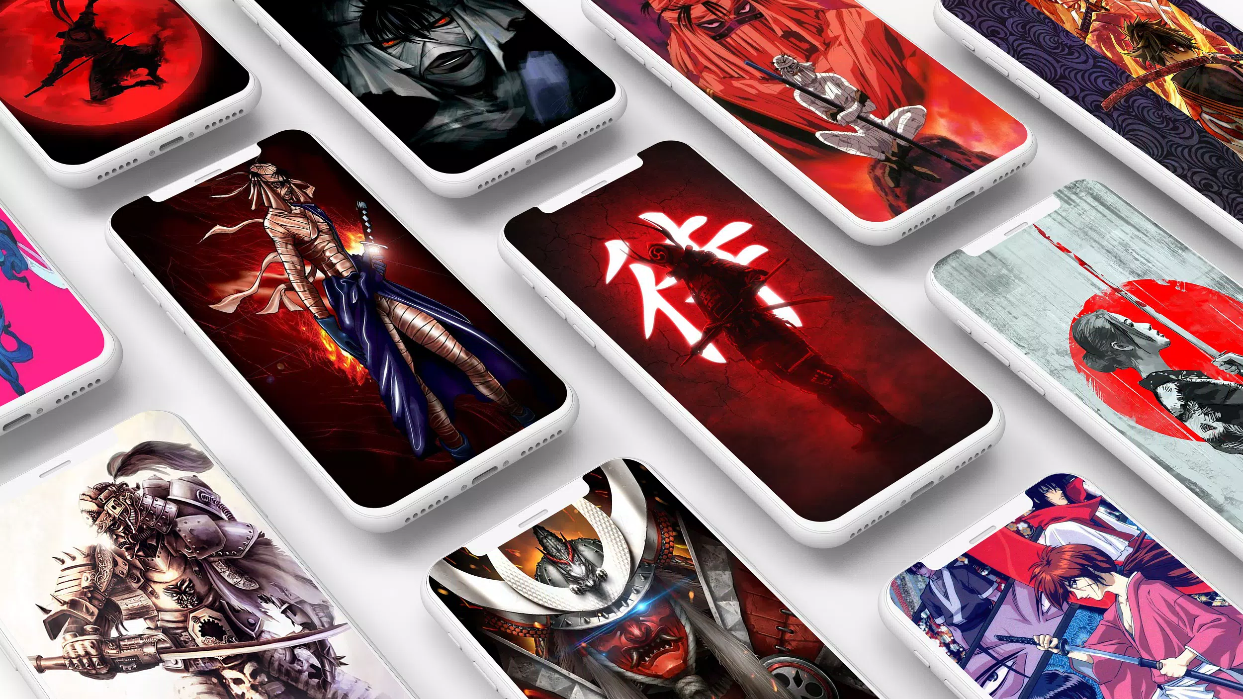 Samurai Art Wallpaper Ekran Görüntüsü 0