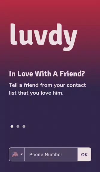 luvdy - Anonymous Dating Among Friends應用截圖第0張