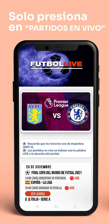 Futbol Live ภาพหน้าจอ 3