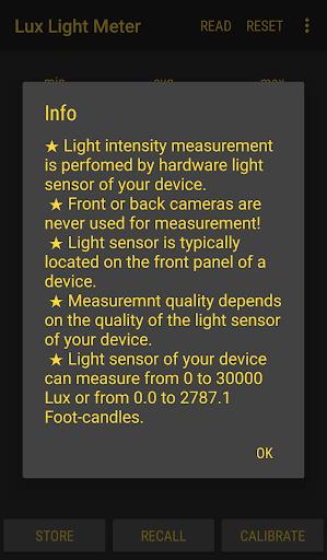 Lux Light Meter Pro應用截圖第2張