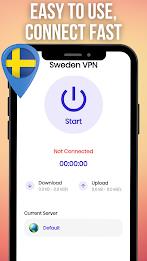 Sweden VPN Ảnh chụp màn hình 1