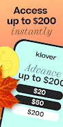 Klover - Instant Cash Advance Capture d'écran 0