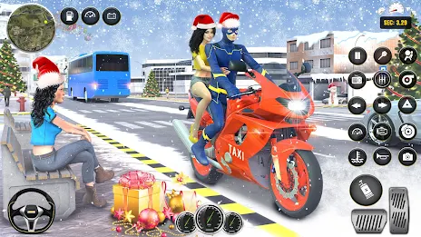 Superhero Bike Taxi: Bike Game应用截图第3张