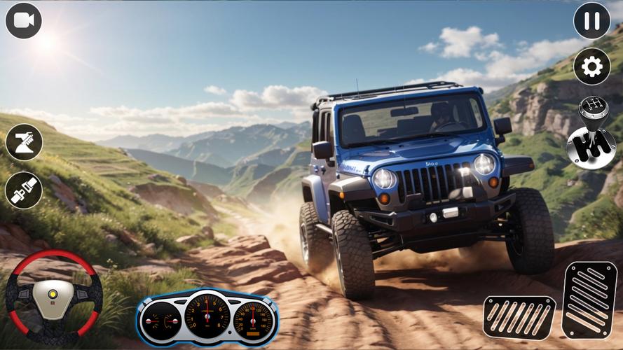 Offroad 4x4 Jeep Driving Games Capture d'écran 1