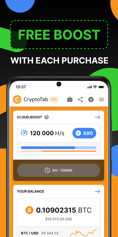 CryptoTab Browser Pro Mod Tangkapan skrin 0