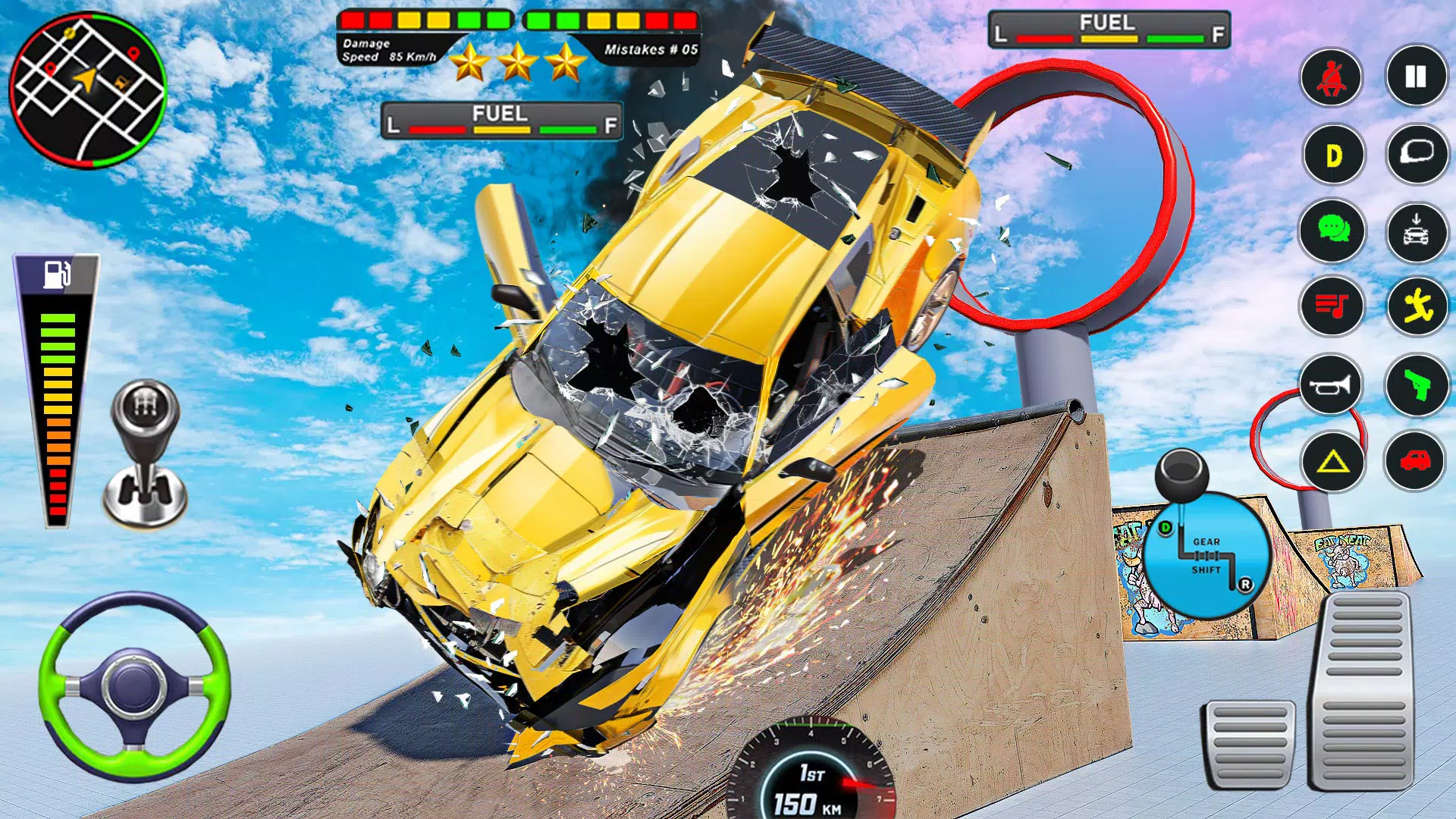 Schermata Mega Ramp Car Crash Simulator 0
