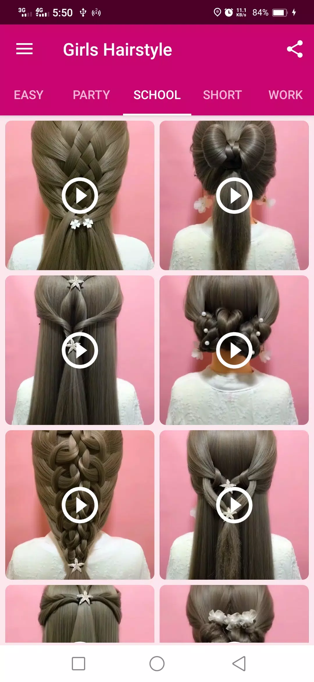 Girls Hairstyle Скриншот 2