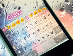 Free Glass Emoji Keyboard Skin स्क्रीनशॉट 2