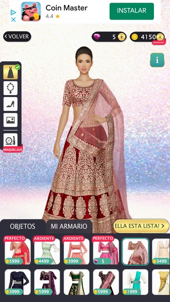 Indian Fashion Dressup Stylist应用截图第3张