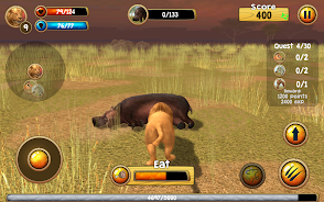 Wild Lion Simulator 3D Ekran Görüntüsü 3