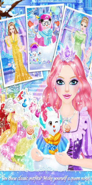 Prinzessinnen-Salon: Gefrorene Party Mod