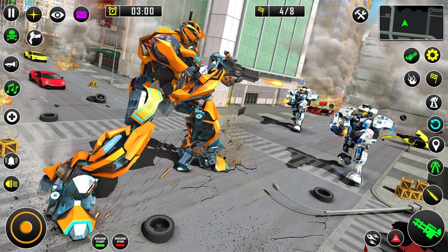 Shark Robot Car Game 3d應用截圖第3張