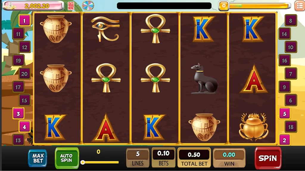 Egyptian Classic Slot Machine ဖန်သားပြင်ဓာတ်ပုံ 0