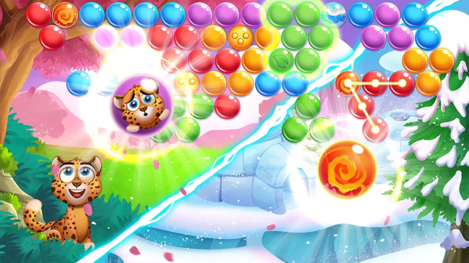 Bubble Pop: Wild Rescue स्क्रीनशॉट 0