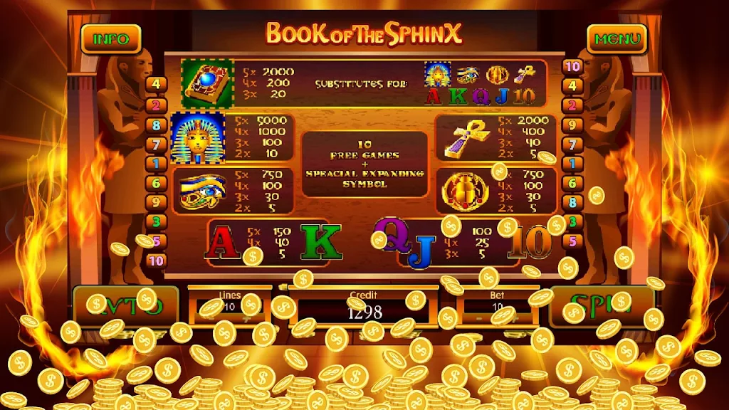 Book Of Sphinx Slot應用截圖第2張