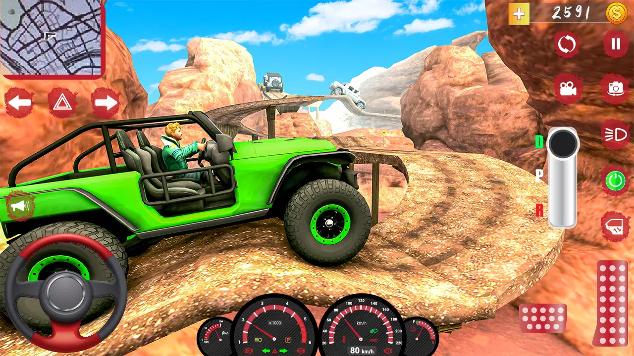 Mud Jeep Mud Driving Simulator स्क्रीनशॉट 0