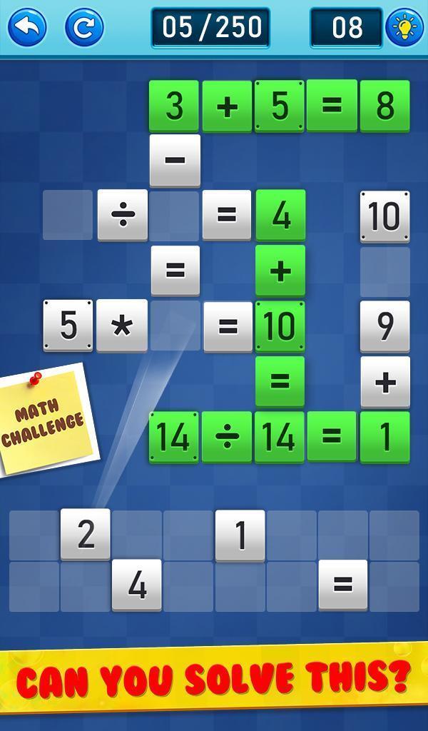 Math Puzzle Game - Math Pieces Capture d'écran 1