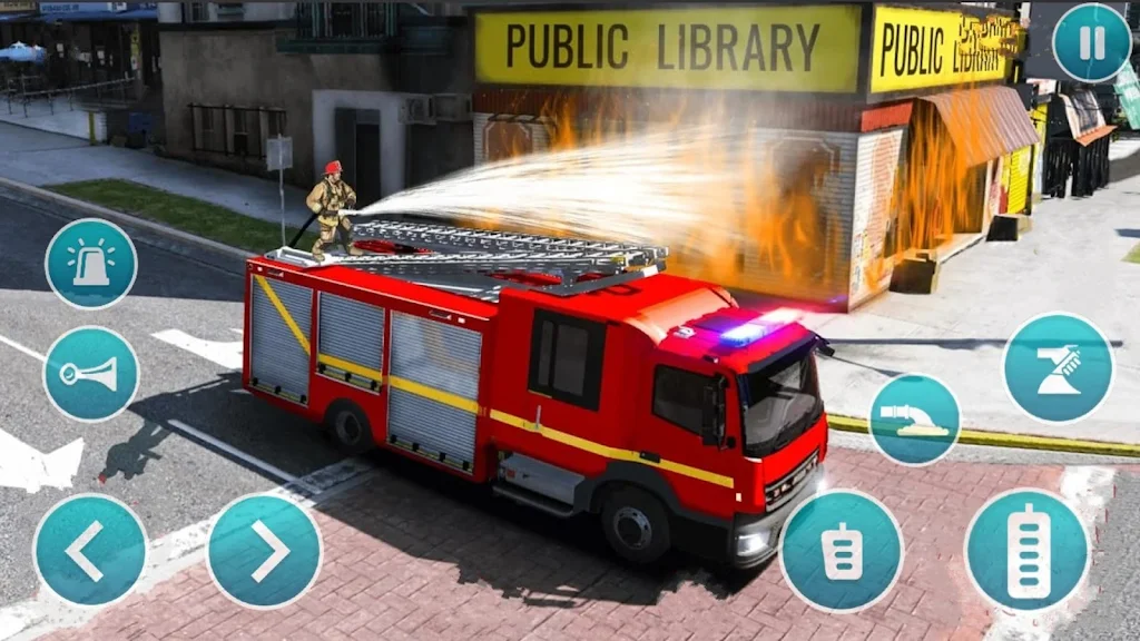 Emergency Police Fire Truck 3d Capture d'écran 0