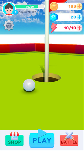 Mini Golf Battle Challenge 3D Zrzut ekranu 0