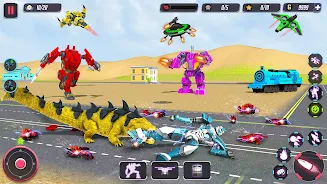 Animal Crocodile Robot Games Screenshot 3