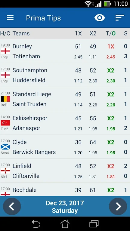 Football Predictions PrimaTips Zrzut ekranu 3