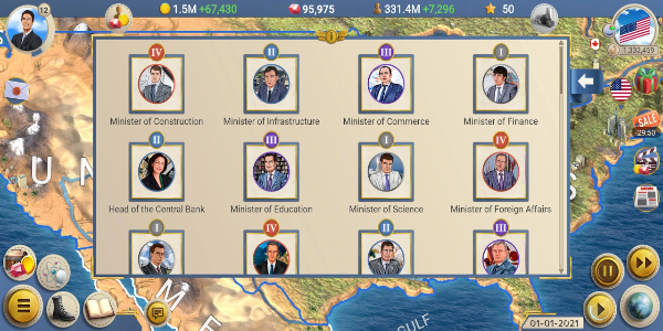 MA 2 – President Simulator Screenshot 1