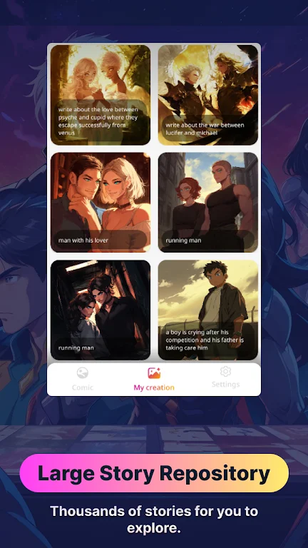 Comickey - AI Comic Maker Capture d'écran 3