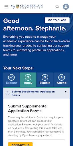 My Chamberlain: Student Portal Schermafbeelding 0