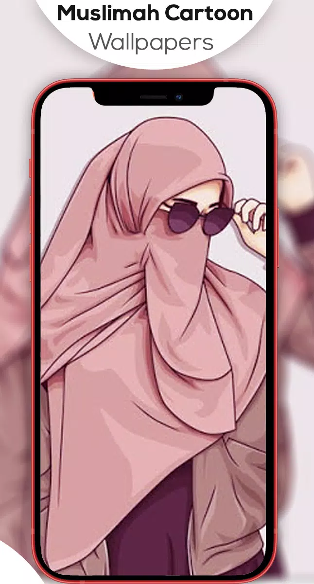 Schermata Muslimah Cartoon Wallpapers HD 3