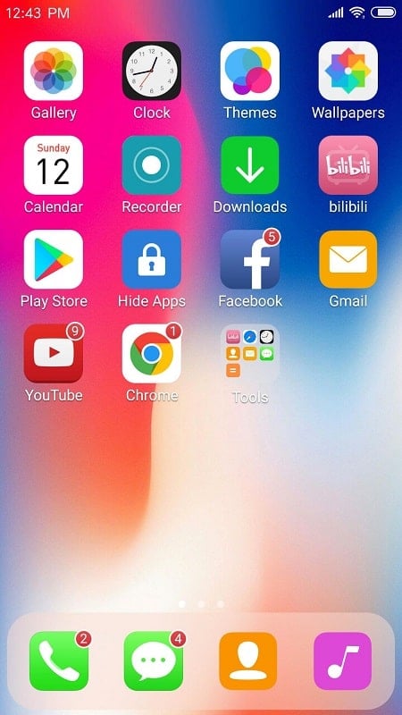 X Launcher Pro Tangkapan skrin 1