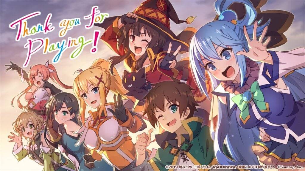 Konosuba: Fantastic Days Global ဗားရှင်းပိတ်ပစ်ခြင်းကအော့ဖ်လိုင်းဗားရှင်းရသလား။