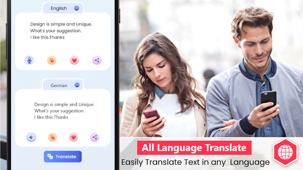 Text to speak : Translator Tangkapan skrin 3