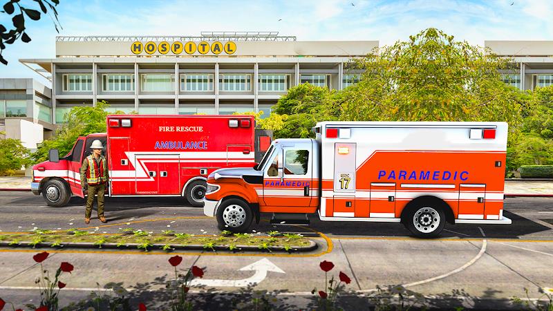 Hospital Driver Ambulance Game Ảnh chụp màn hình 2