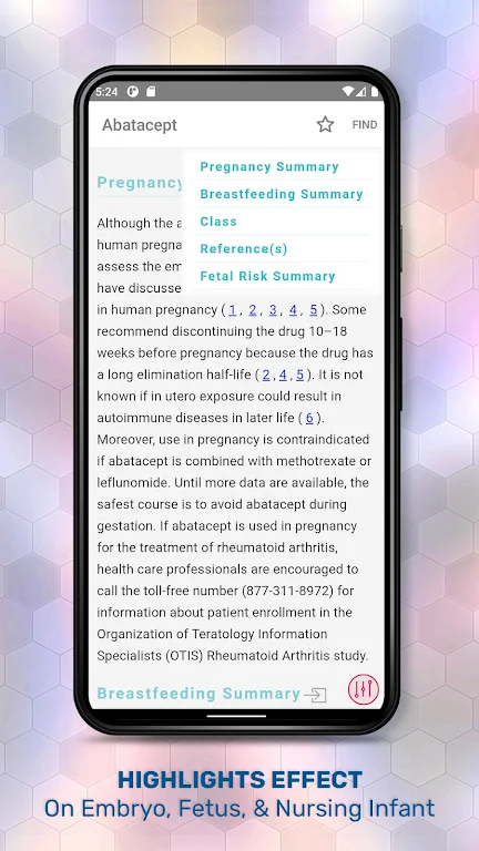 Drugs in Pregnancy Lactation Tangkapan skrin 2