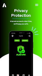 Plato VPN Super Fast Secure Скриншот 1