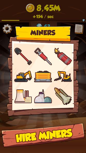 Idle Miner Clicker: Tap Tycoon Mod Captura de tela 2