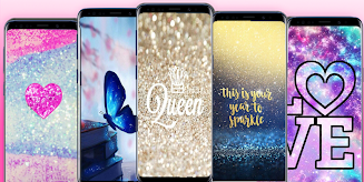 Glitter Wallpaper ဖန်သားပြင်ဓာတ်ပုံ 1