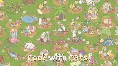 Cats & Soup - Cute Cat Game Capture d'écran 1