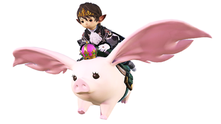 FF14 Porxie King Unique Mount and Other Prizes Available From Gong Cha Collab