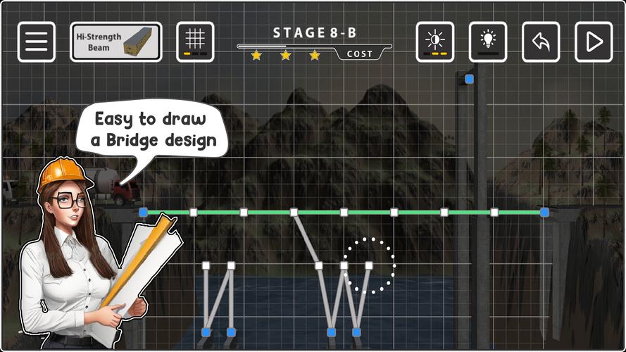 Master Bridge Constructor Captura de pantalla 3