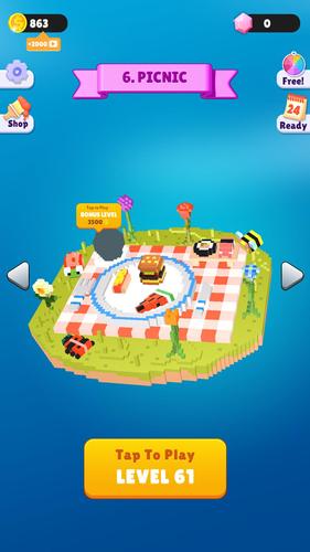 Tap Out 3D: Puzzle Game スクリーンショット 1